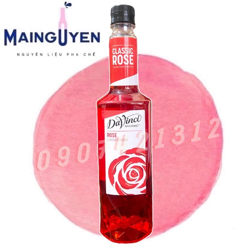 Syrup/Siro Davinci Hoa Hồng 750ml