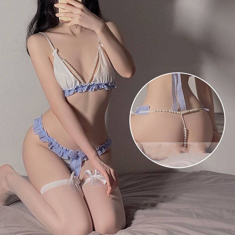 Đồ lót nữ sexy,dễ thương 2 mảnh phối hạt/ nội y gợi cảm CL23 CICI BONITA HCM