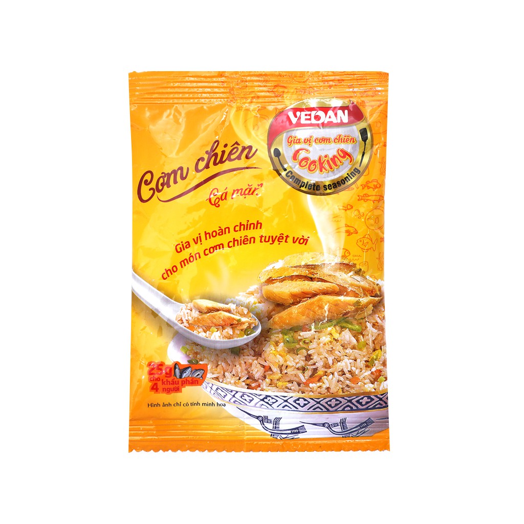 Gia vị Vedan cơm chiên cá mặn