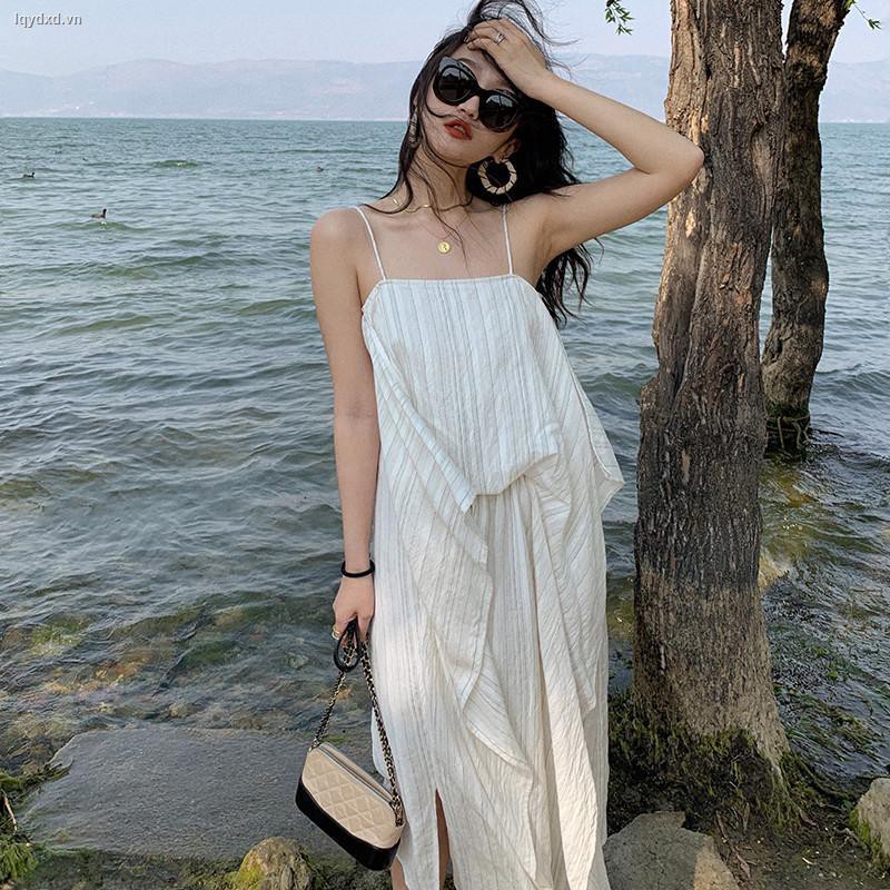 Đầm hai dây thời trang xinh xắn nữ tính 2021