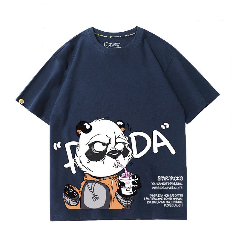 [Mẫu Mới] Áo Thun Nam Nữ Unisex Form Rộng Tay Ngắn Cổ Tròn Phối Họa Tiết Hình Gấu Trúc Zenko TOP NAM 1000197 | BigBuy360 - bigbuy360.vn