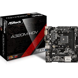 Mainboard asrock a320 hdv r4.0 new - bảo hành 36 tháng