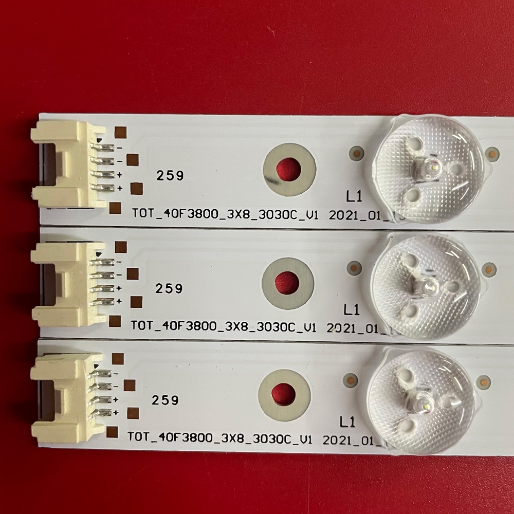 Bộ 3 Đèn Nền Cho TCL 40inch Led40D2700 Brandnew Ban Đầu Cắm Và Chạy