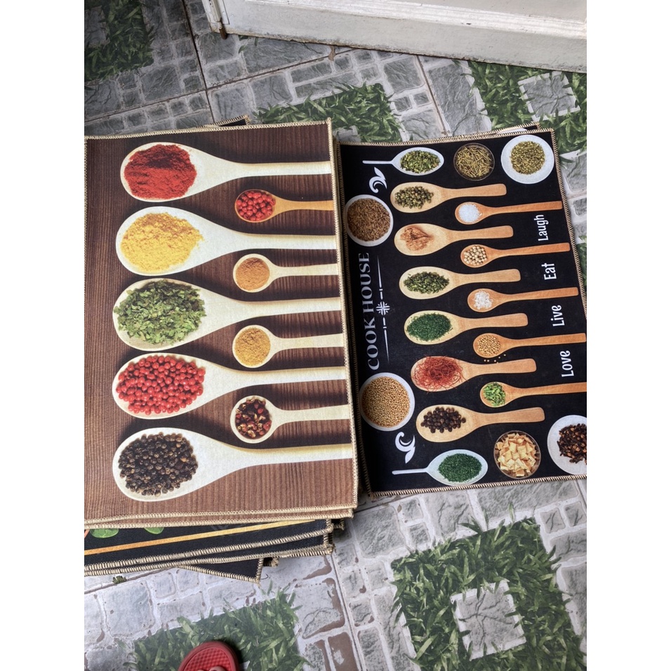 Thảm Lau Chân 3D Chống Trơn Trượt 40x60CM