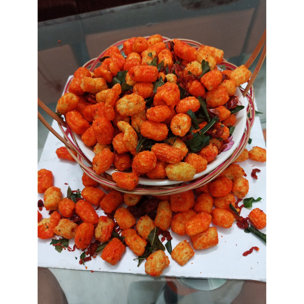 Nui Sấy Khô Bò Lá Chanh Cay 500g Bánh Kẹo Tết