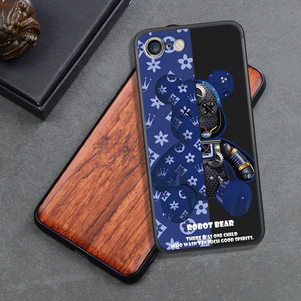 Ốp Lưng Iphone 5G - 6G - 6S - 7G - 8G  , In Hình Bear@RoboT, Bao Ngầu, Phong Cách.