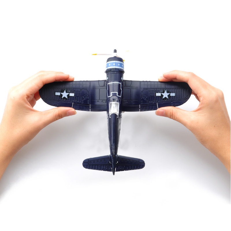 Đồ chơi mô hình máy bay chiến đấu F4U Pirate tỷ lệ 1/48 4D