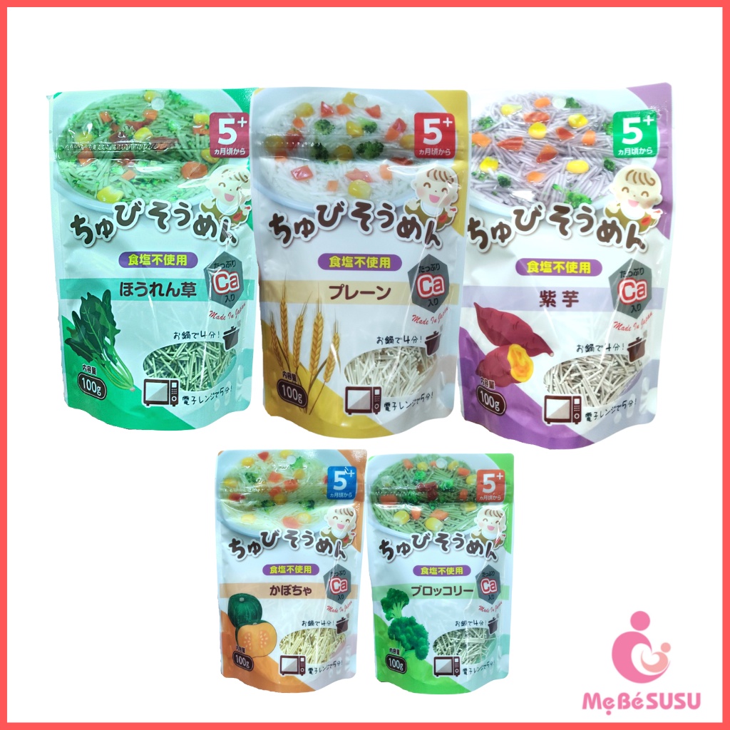 Mì somen tách muối bổ sung canxi cho bé ChuBi