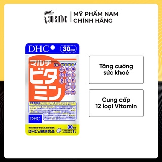 Viên uống DHC Nhật Bản Multi Vitamins tổng hợp bổ sung Vitamin thiết yếu - Gói 30 viên 30 ngày