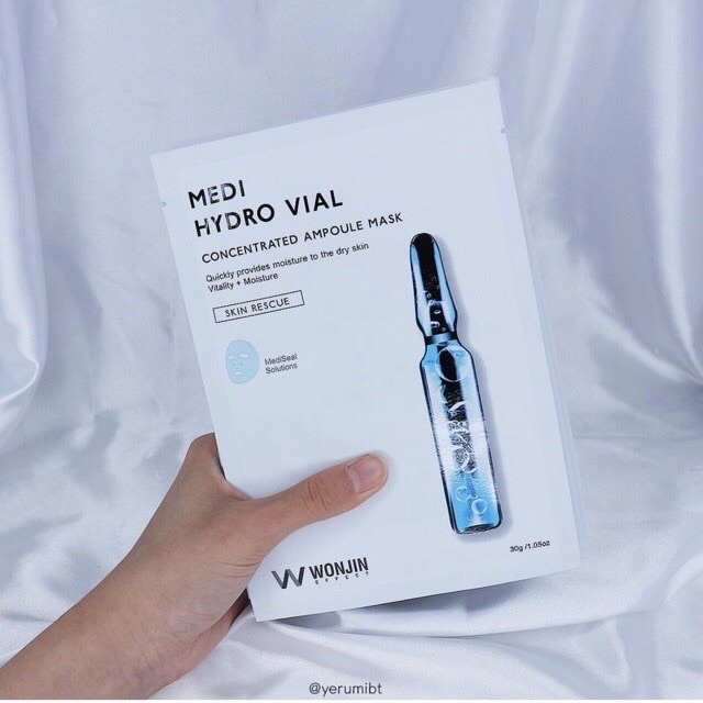 MẶT NẠ WONJIN MEDI HYDRO VIAL CONCENTRATED AMPOULE MASK