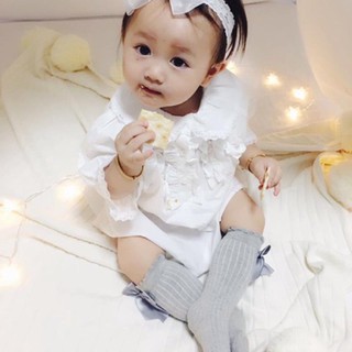 Tất nơ xinh cho bé