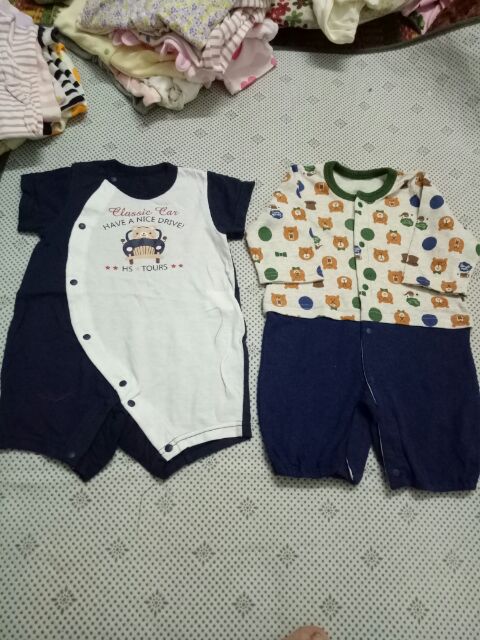 Body Nhật mặc được 2 kiểu cho bé trai bé gái