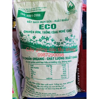 Giá thể mụn dừa bao 20lit- đất sạch mụn dừa xuất khẩu ECO-giao nhanh 2h