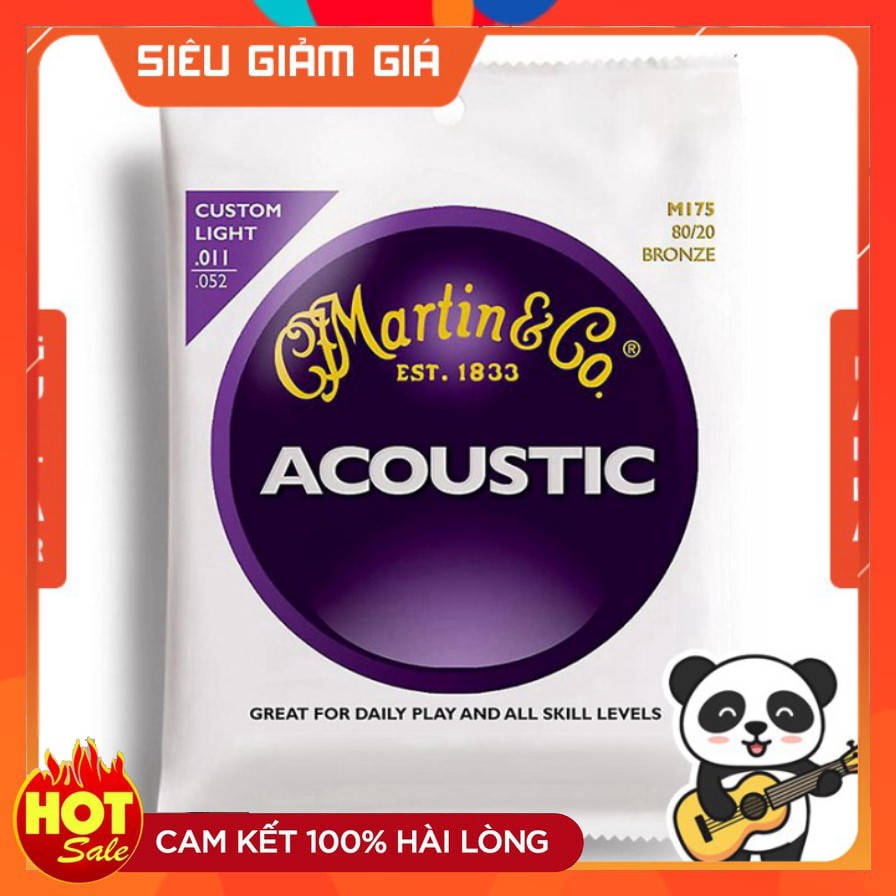 Dây đàn guitar Acoustic Martin & Co M175 (Martin M175) [Size 11] - Dòng Chuyên Nghiệp