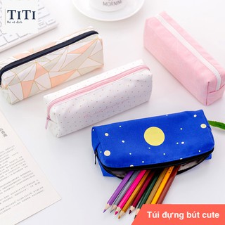 Túi vải đựng bút nhiều màu