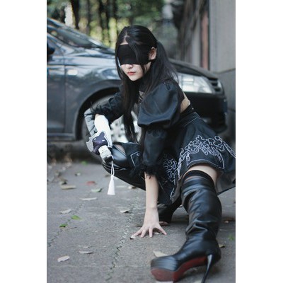 Set COSPLAY hóa trang thành nữ nhân vật 2B sexy trong game