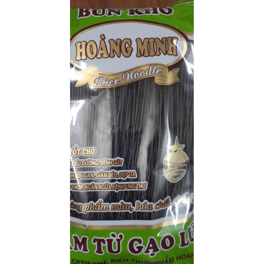 Mì Bún lứt đen HOÀNG MINH siêu ngon siêu rẻ gói 500gr