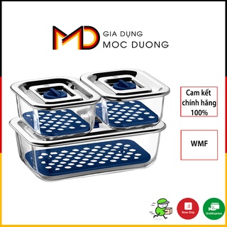Bộ 3 hộp thủy tinh WMF đựng thực phẩm