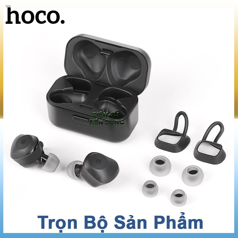 Tai nghe Hoco ES15 có đốc sạc - tai nghe chính hãng vơi tai nghe bluetooth v5.0- Tai nghe chống nước Ipx4