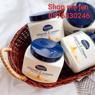 Kem dưỡng ẩm Vitamin E Redwin 300g Úc - Giúp Dưỡng Da Mặt Hết Khô, Nứt Nẻ, sáng da mềm mịn