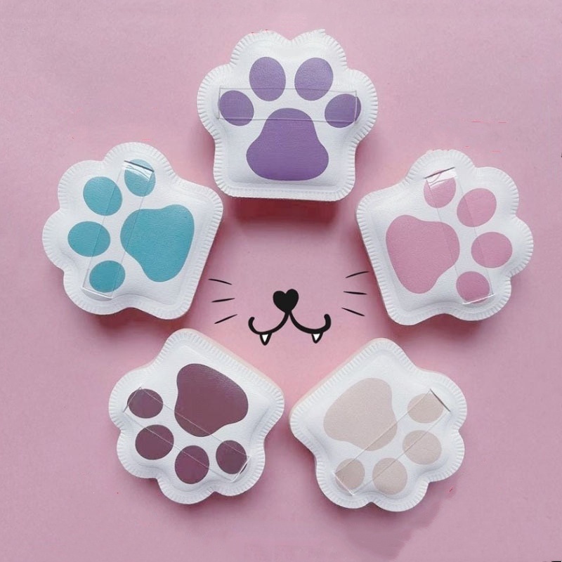 Mút Trang Điểm Ướt Và Khô Hình Móng Mèo Dễ Thương/ RUBYCELL