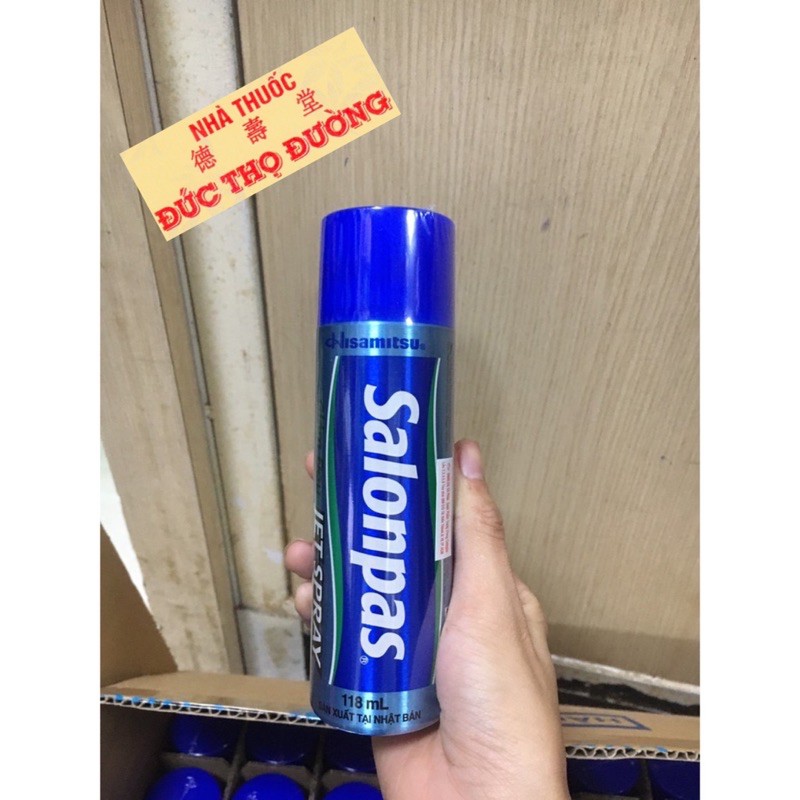 Salonpas Jet Spray chai xịt 118ml - Thể Thao