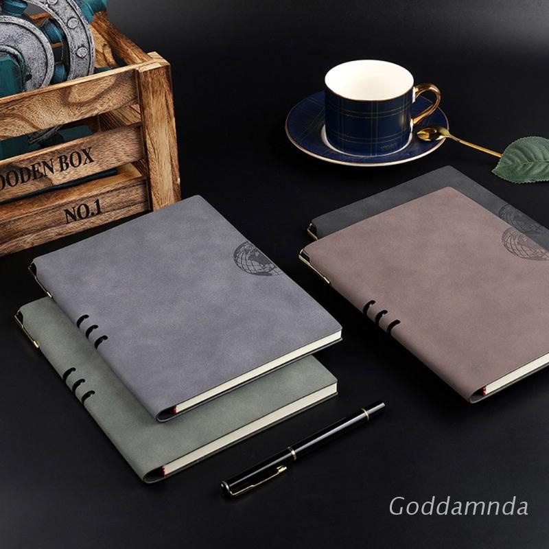 GODD  PU Leather A5 Notebook Notepad Diary Business Journal Planner Agenda Organizer Note Book