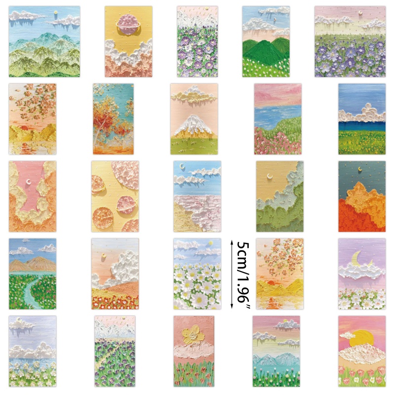 Bộ 50 Miếng Dán Trang Trí Tường Graffiti Chống Thấm Nước DIY