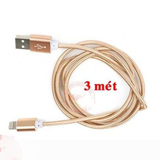 Cáp sạc dù dài 3m lightning