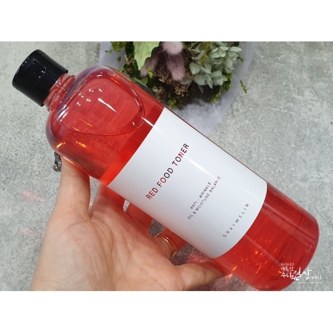 Nước Hoa Hồng Trái Cây Đỏ Graymelin Red Food Toner 500ml