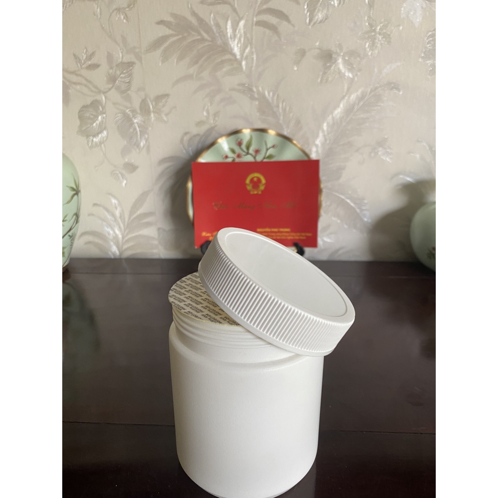 Hũ nhựa HDPE 300gr  màu trắng sứ