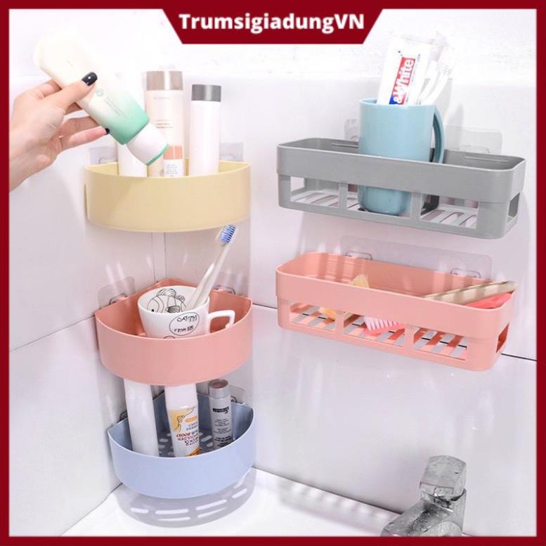 Kệ Tam Giác Dán Góc Tường Để Đồ Nhà Tắm MS88231