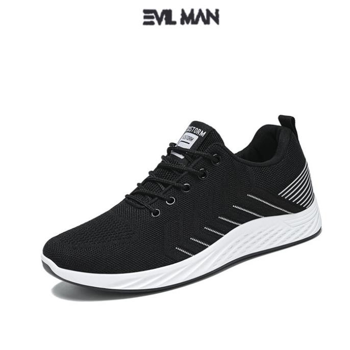 VIP Giày Sneaker Nam, Giày Thể Thao Nam EVIL SPORT Màu Đen Black Rẻ Đẹp - ESRDBLACK