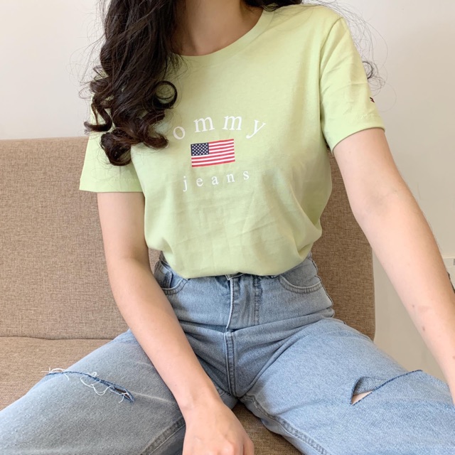[Size 30-35] Quần Ống Suông Rộng Form Dài, Rách Ngang 2 Đùi, Xanh Đậm/Nhạt, Lưng Cao Siêu Tôn Dáng