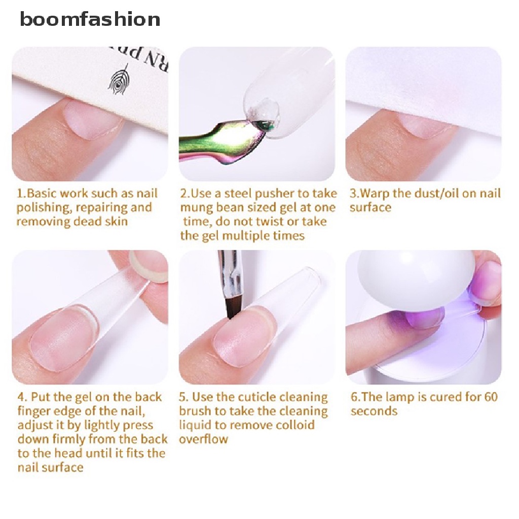 [boomfashion] 3D Solid Gel Solid Nail Tips Gel Transparent Soak Off UV LED Nail Art Gel [new]