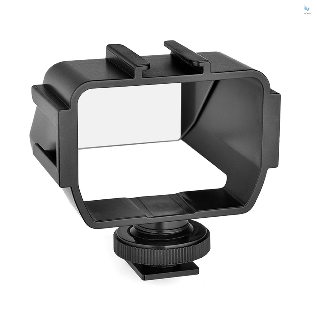 Gương lật màn hình Andoer kèm 3 giá đỡ cold shoe cho Sony A6000/A6300/A6500/A72 Series/A73 Series Nikon Z6 / Z7