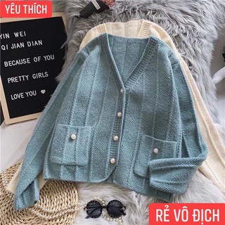 Áo cadigan len Hàn quốc 2020