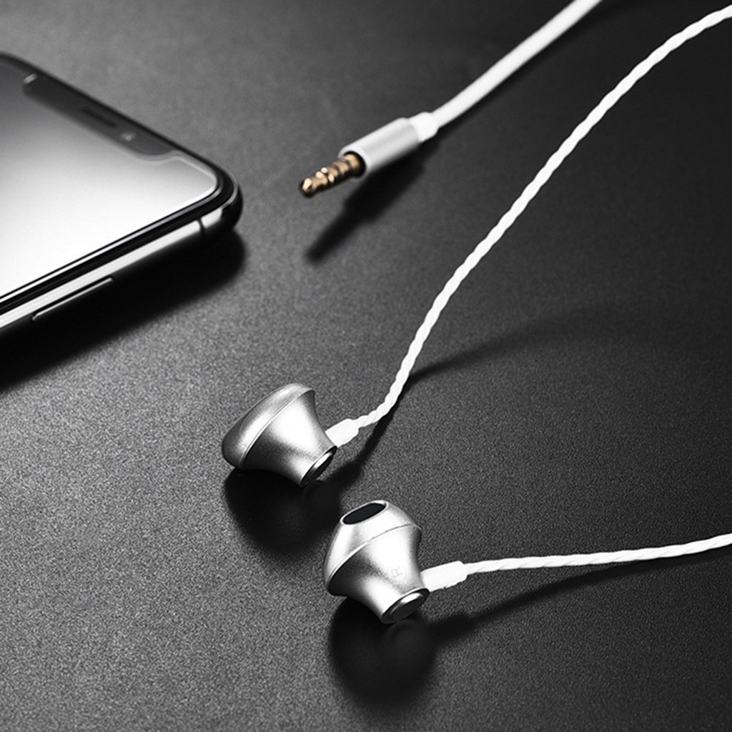 Tai Nghe Nhét Tai Thể Thao Có Dây 3.5mm Kèm Mic Cho Điện Thoại