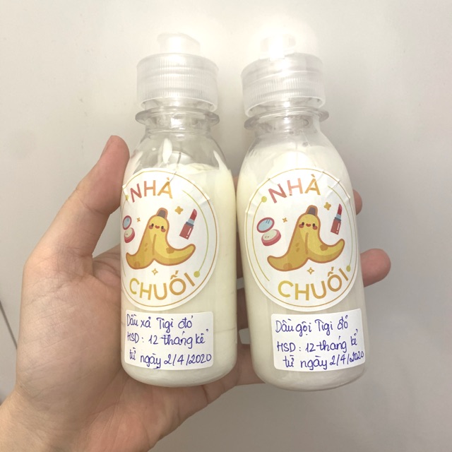 Cặp dầu gội xả mini Tigi đỏ/xanh lá size dùng thử 100ml