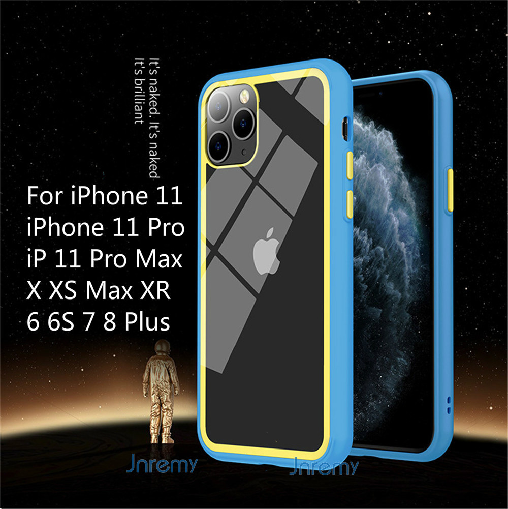 Ốp Điện Thoại Cao Su Cứng Chống Sốc 2 Trong 1 Cho Iphone 11 Pro Xs Max Xr 6 6s 8 7 Plus Se 2020