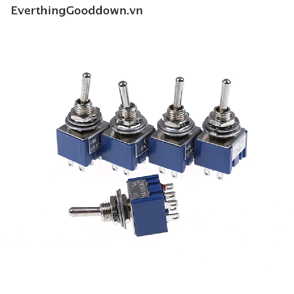 Set 5 Công Tắc Gạt 6P 6A 125VAC 6 Pin DPDT ON-ON Mini Mới
