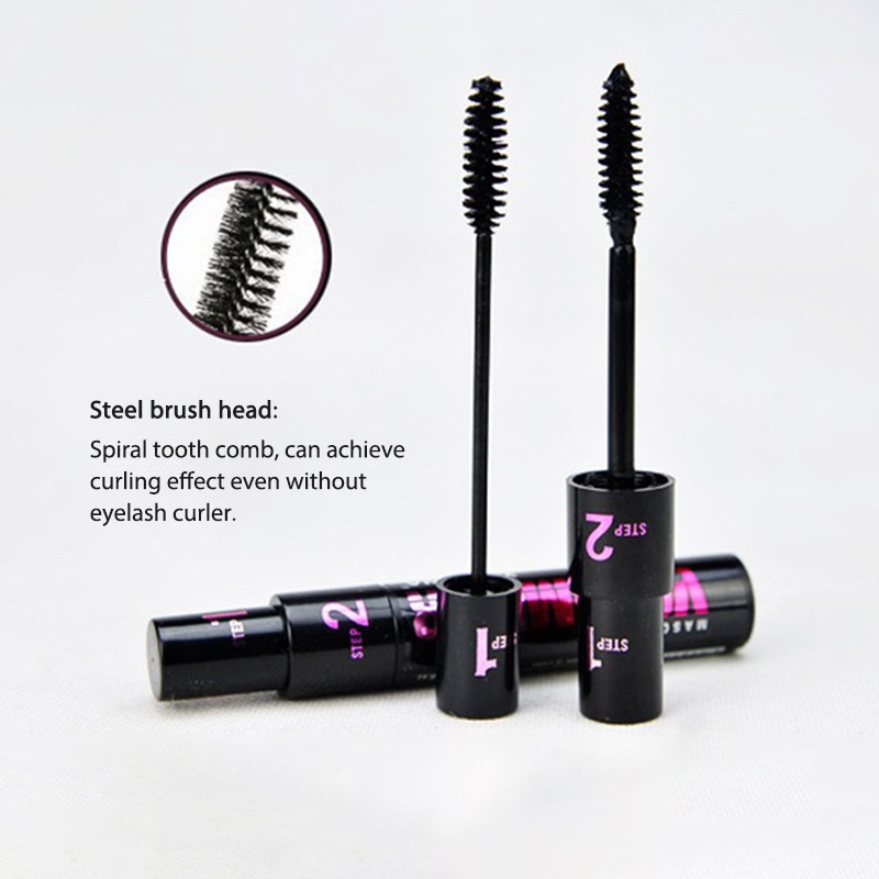 ✨✨Bộ 1/2 mascara hai trong một chống nước và mồ hôi không dễ lem