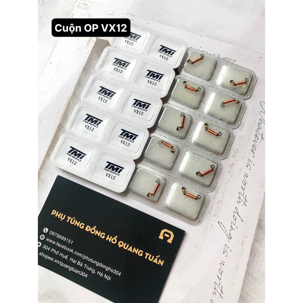 Cuộn điện đồng hồ đeo tay OP VX12 - cuộn dây đồng