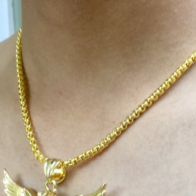 Dây Chuyền Trơn Nam Nữ V023, Dây Công dài 50cm