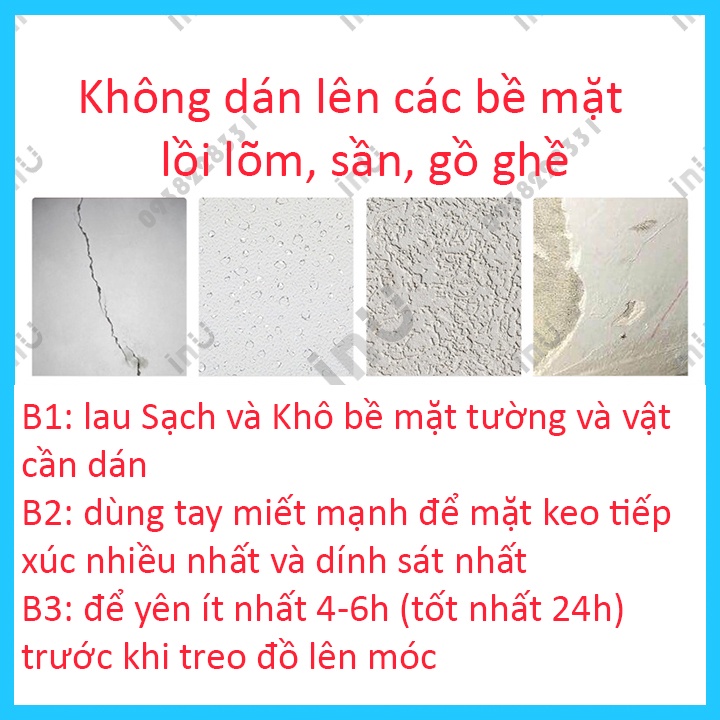 [Tròn-Vuông-Chữ nhật] Combo Miếng băng keo 3M chịu nhiệt, chống thấm nước dàn treo đồ dùng gia đình, nội thất xe ô tô