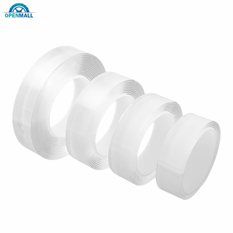 Cuộn Băng Dính Nano 1/2/3/5m Dán Đồ Lên Tường Có Thể Dùng Nhiều Lần Tiện Dụng