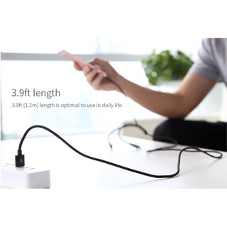 Cáp xịn sạc điện thoại 3 đầu Lightning / Type C / Micro USB dây dù (DT026,28)