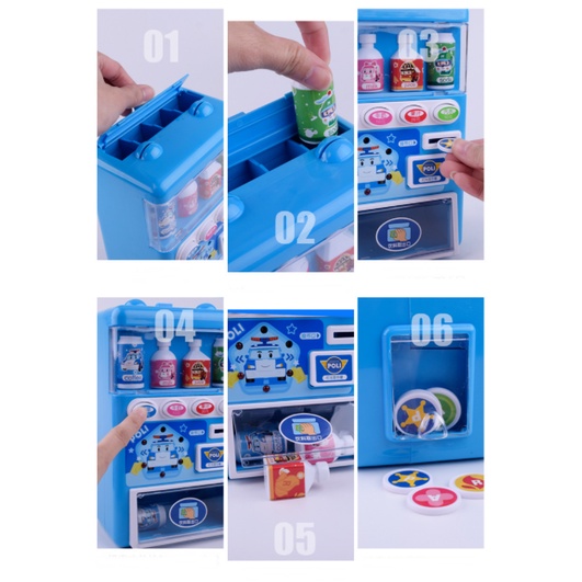 Máy bán nước tự động mini cho bé loại không có nhạc