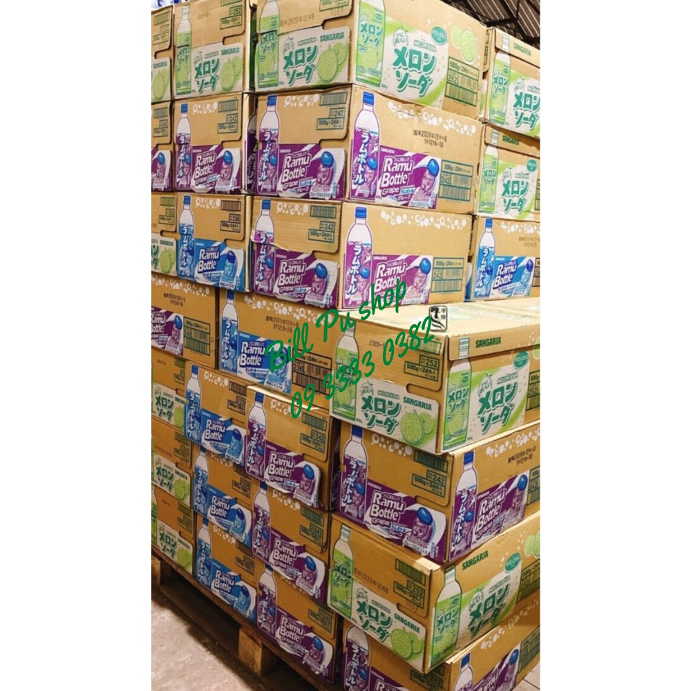 [Mã 267FMCGSALE giảm 8% đơn 500K] Nước Soda Nhật Sangaria 500ml đủ vị | BigBuy360 - bigbuy360.vn