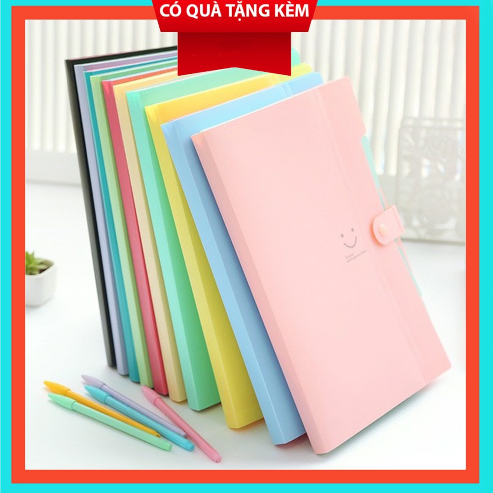 [Mã LIFEXANH03 giảm 10% đơn 500K] File đựng tài liệu khổ A4 5 ngăn tiện dụng